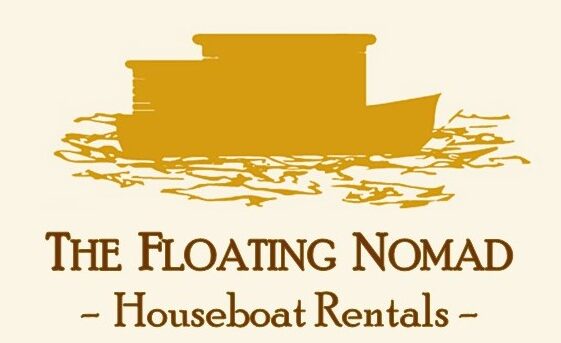 The FLOATING NOMAD Houseboat Rentals logo